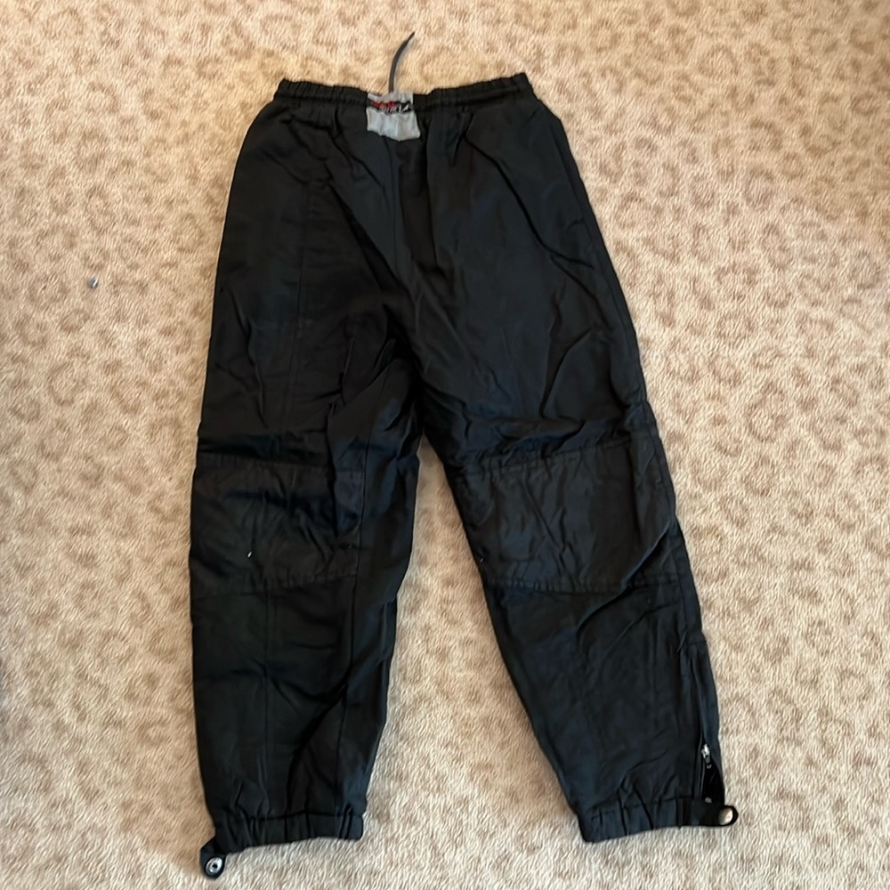 Ski pants- Kids size 7 black snow pants